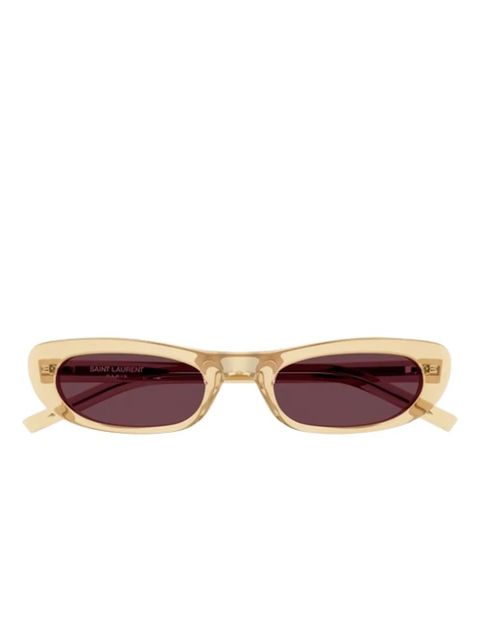 Saint Laurent Eyewear cat eye-frame sunglasses - Neutrals