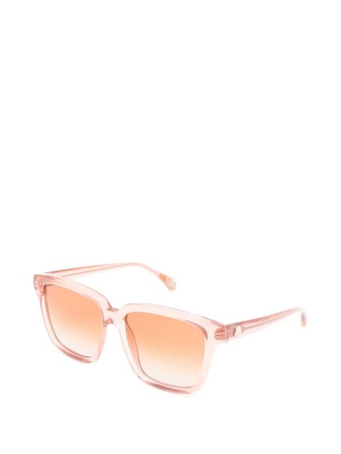 Moncler Eyewear Clasico square-frame sunglasses - Pink - zdjęcie produktu nr 2