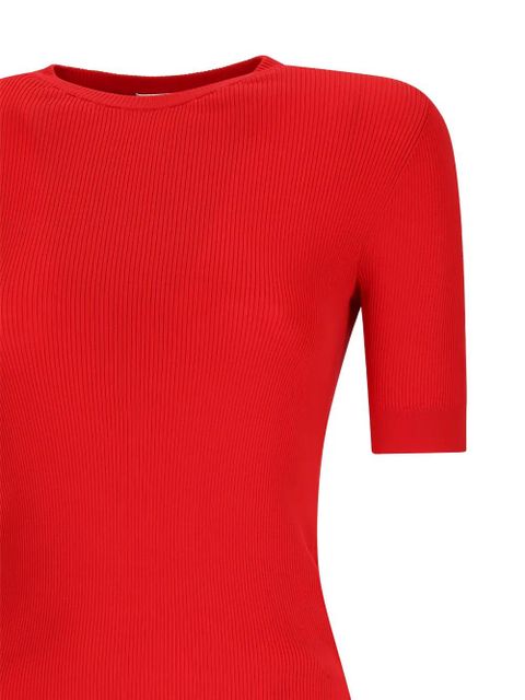 KHAITE Celina ribbed top - Red - zdjęcie produktu nr 2