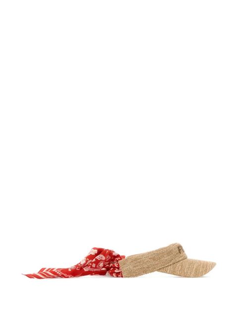 FENDI raffia visor - Neutrals - zdjęcie produktu nr 2