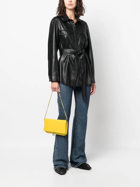 Zadig&Voltaire Rock leather crossbody bag - Yellow - zdjęcie produktu nr 2