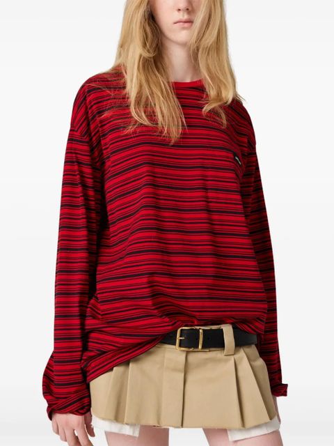 Miu Miu cotton jersey T-shirt - Red