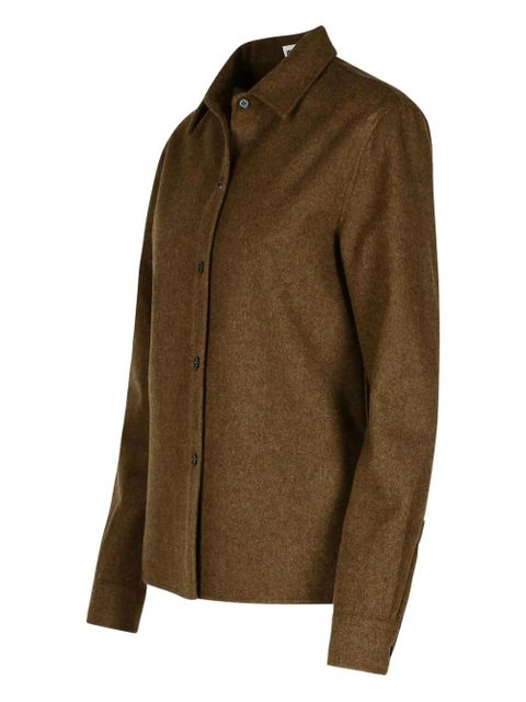 Jil Sander wool shirt - Brown
