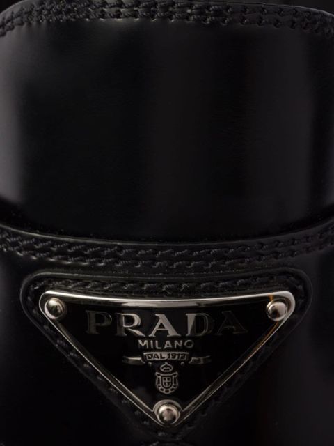 Prada 50mm Chocolate loafers - Black
