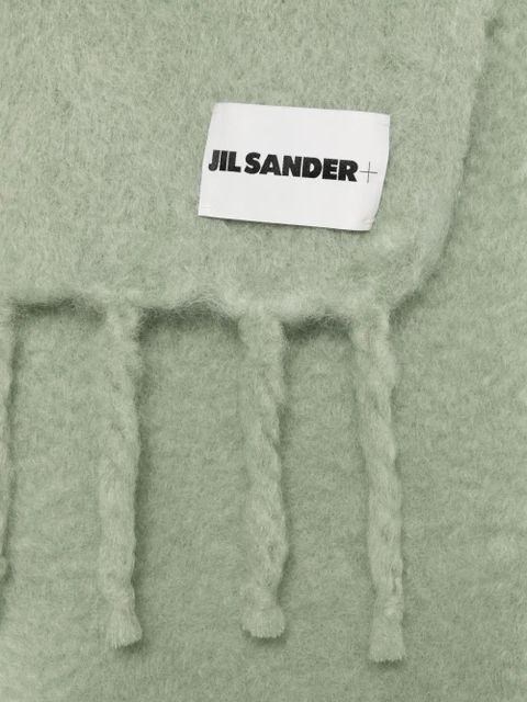 Jil Sander brushed-finish scarf - Green - zdjęcie produktu nr 2