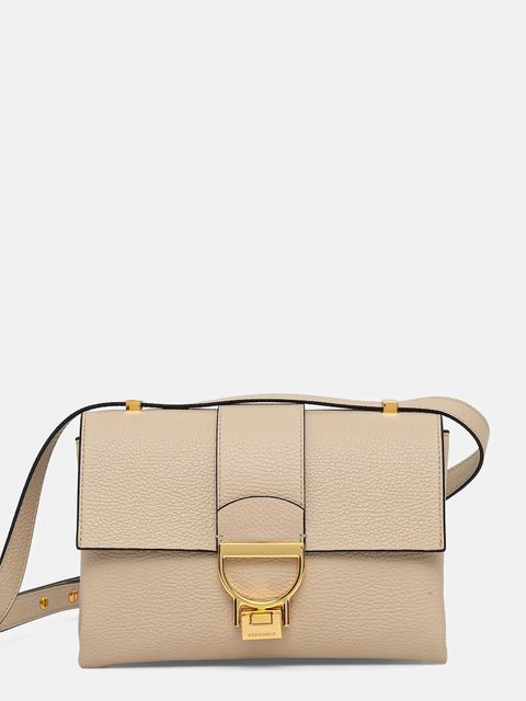 Coccinelle torebka skórzana kolor beżowy E1 MD5 12 07 01 - zdjęcie produktu nr 1