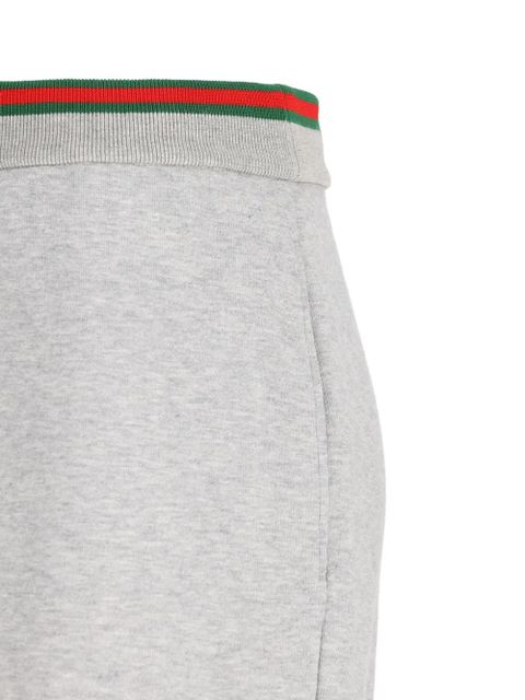 Gucci button-detail track pants - Grey