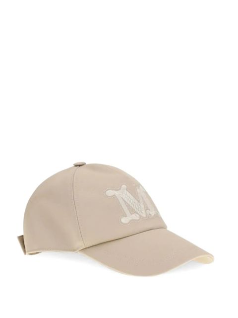 Max Mara logo-embroidered baseball cap - Neutrals - zdjęcie produktu nr 2