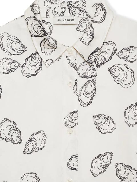 ANINE BING Avalon shirt - White