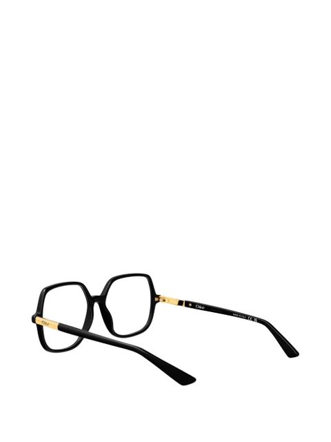 Chloé geometric-frame glasses - Black
