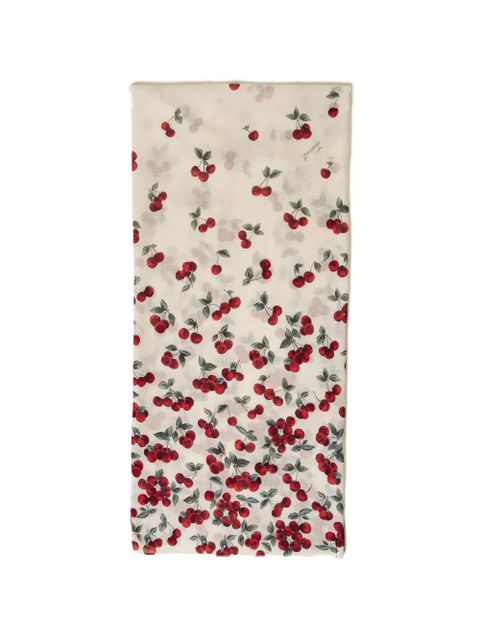 TWINSET cherry print scarf - Neutrals - zdjęcie produktu nr 1