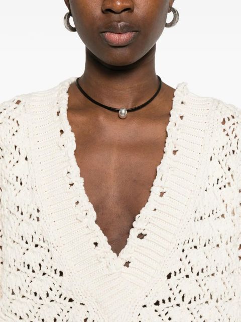 Blumarine V-neck sweater - Neutrals