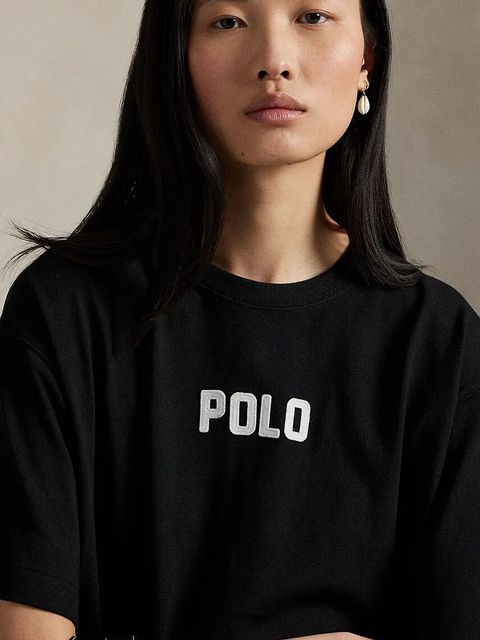 Polo Ralph Lauren t-shirt bawełniany damski kolor czarny 211965119