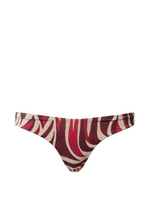 TWINSET printed bikini briefs - Red - zdjęcie produktu nr 1