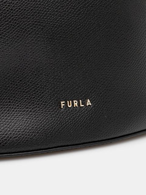 Furla torebka skórzana kolor czarny WB01875 ARE000 O6000