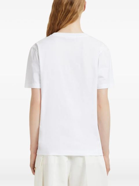 Marni postcard-print short-sleeve T-shirt - White