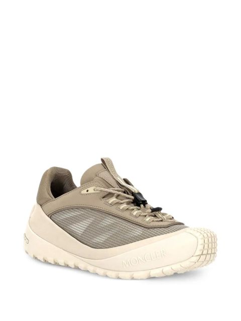 Moncler leather upper sneakers - Grey - zdjęcie produktu nr 1