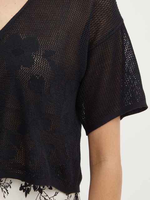 United Colors of Benetton t-shirt damski kolor czarny