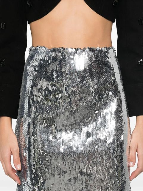 Magda Butrym sequin midi skirt - Grey