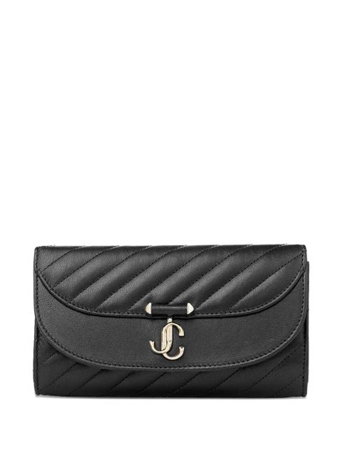 Jimmy Choo Curve quilted chain-strap shoulder bag - Black - zdjęcie produktu nr 1
