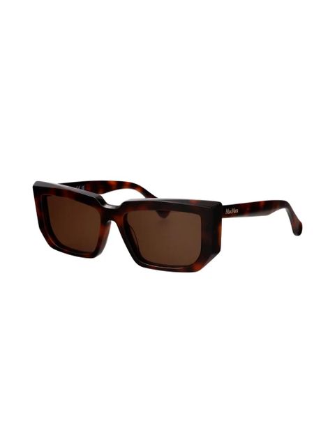 Max Mara Eyewear square-frame sunglasses - Brown - zdjęcie produktu nr 2