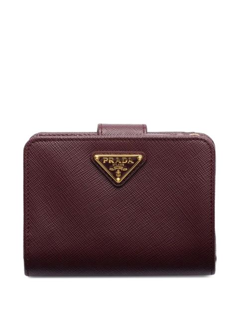 Prada small Saffiano leather wallet - Red - zdjęcie produktu nr 1