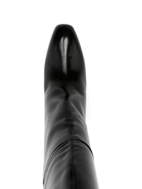 KHAITE 100mm Colt boots - Black