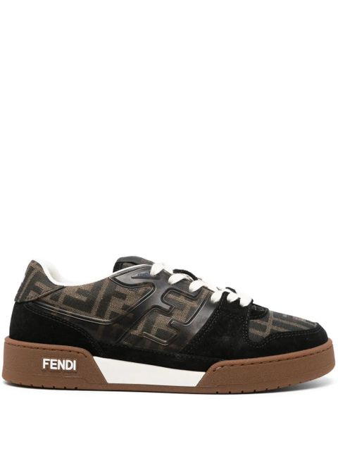 FENDI Zucca-monogram panelled sneakers - Black - zdjęcie produktu nr 1