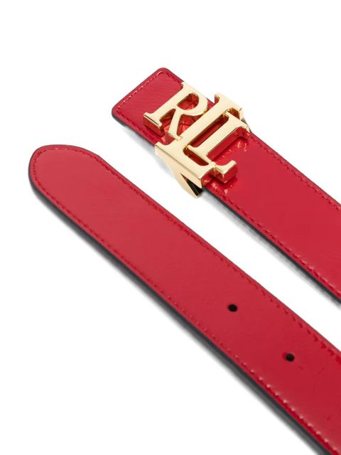 Lauren Ralph Lauren logo-buckle belt - Red