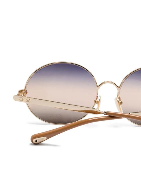 Chloé Eyewear round-frame sunglasses - Gold