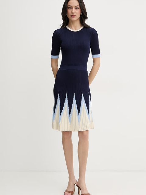 Silvian Heach sukienka sweterkowa z wiskozy ALLANDI - zdjęcie produktu nr 2