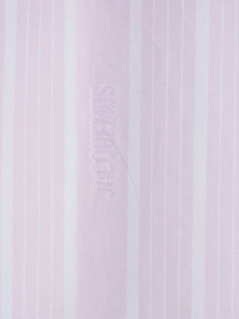 Jacquemus striped cotton shirt dress - Pink