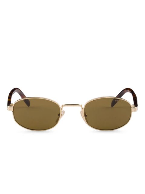 Prada Eyewear logo-engraved sunglasses - Gold - zdjęcie produktu nr 1