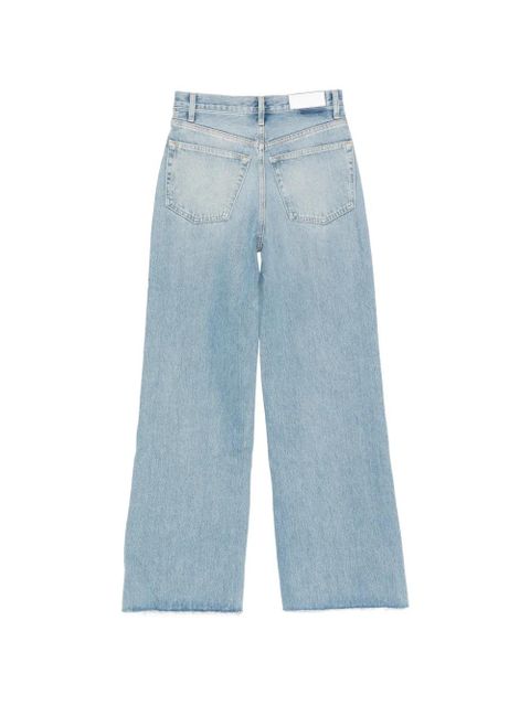RE/DONE raw-hem wide-leg jeans - Blue - zdjęcie produktu nr 2