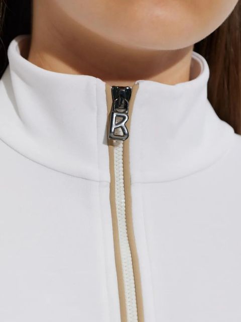 BOGNER Floria zip trim sweatshirt - White