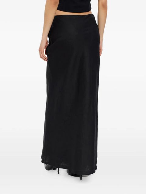 Cult Gaia zip maxi skirt - Black