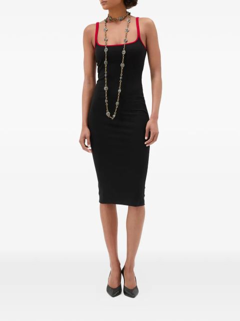 Versace lipstick red trim dress - Black - zdjęcie produktu nr 2