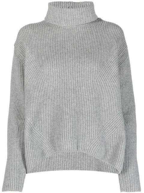 PINKO roll-neck ribbed jumper - Grey - zdjęcie produktu nr 1