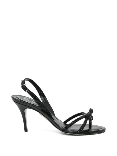 René Caovilla 80mm embellished sandals - Black - zdjęcie produktu nr 1