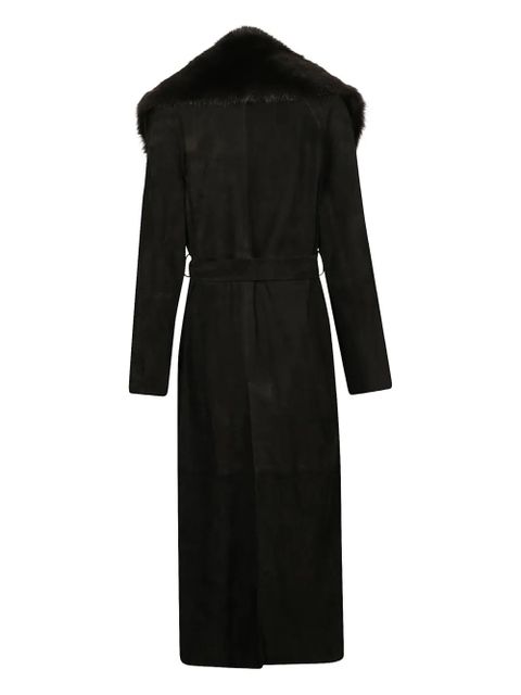 Nour Hammour Briona belted coat - Black - zdjęcie produktu nr 2