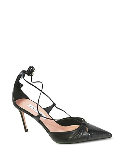 Aquazzura tie heel pumps - Black