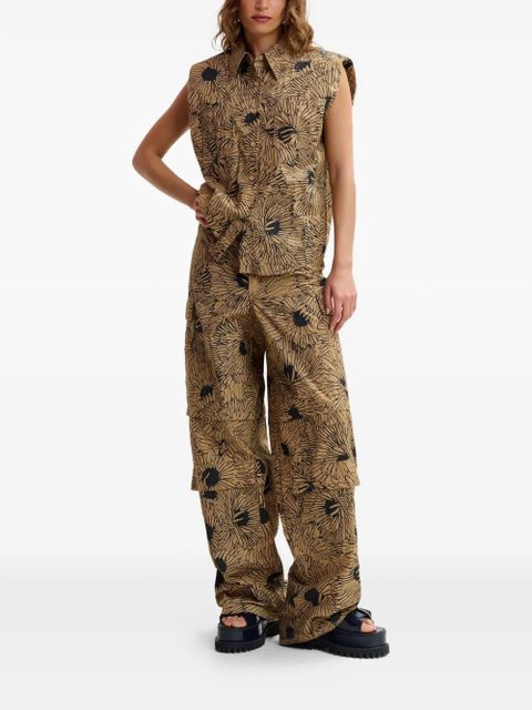 Essentiel Antwerp floral-print cargo pants - Neutrals - zdjęcie produktu nr 2