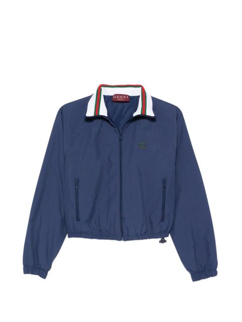 Gucci striped collar jacket - Blue - zdjęcie produktu nr 1