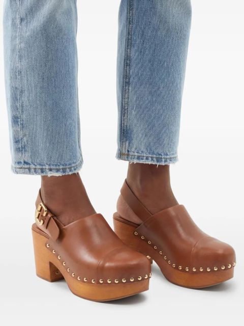 Chloé Jeanette clogs - Brown