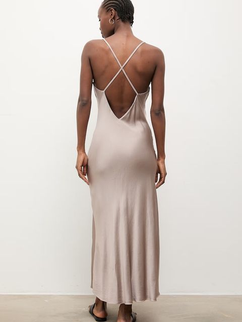 Answear.LAB sukienka bieliźniana z wiskozy - zdjęcie produktu nr 2