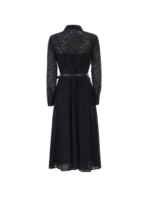 Max Mara Mstricordo lace pleated shirt midi dress - Blue - zdjęcie produktu nr 2