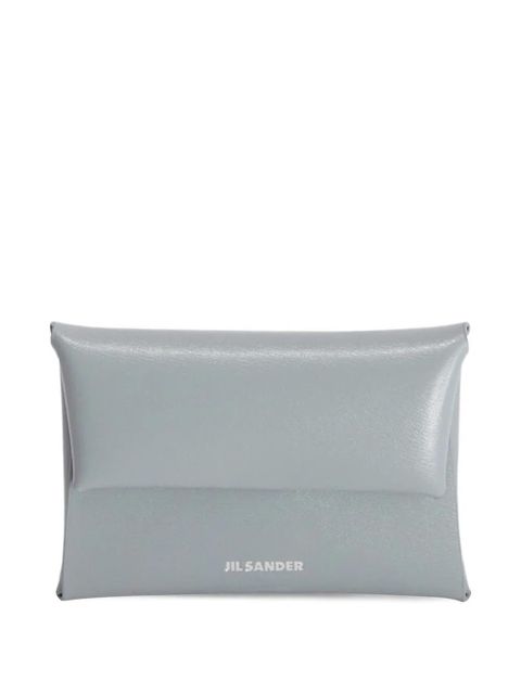 Jil Sander leather coin purse - Grey - zdjęcie produktu nr 1