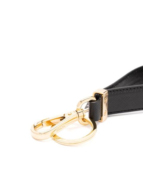 Prada leather key chain - Black