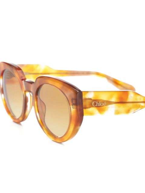 Chloé tortoiseshell-effect frame sunglasses - Brown