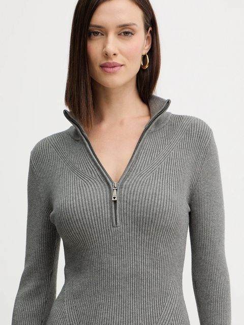 Guess sukienka HARLEY kolor szary mini dopasowana W5BK45 Z0572